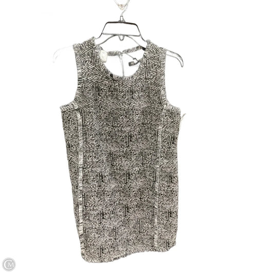 Dress Casual Midi By Banana Republic In Black & White, Size: 2