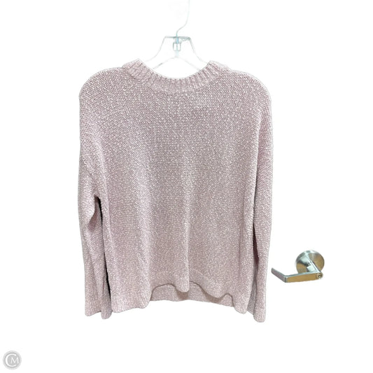 Sweater By Loft In Pink, Size: L