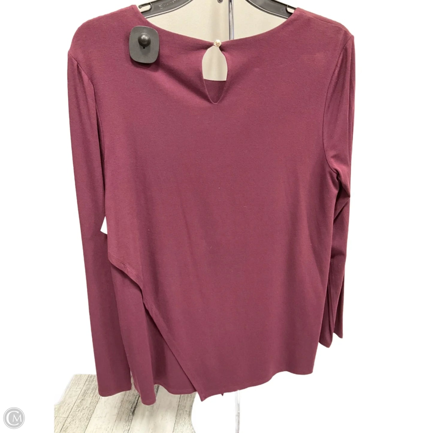 Top Long Sleeve By Vince Camuto In Purple, Size: M