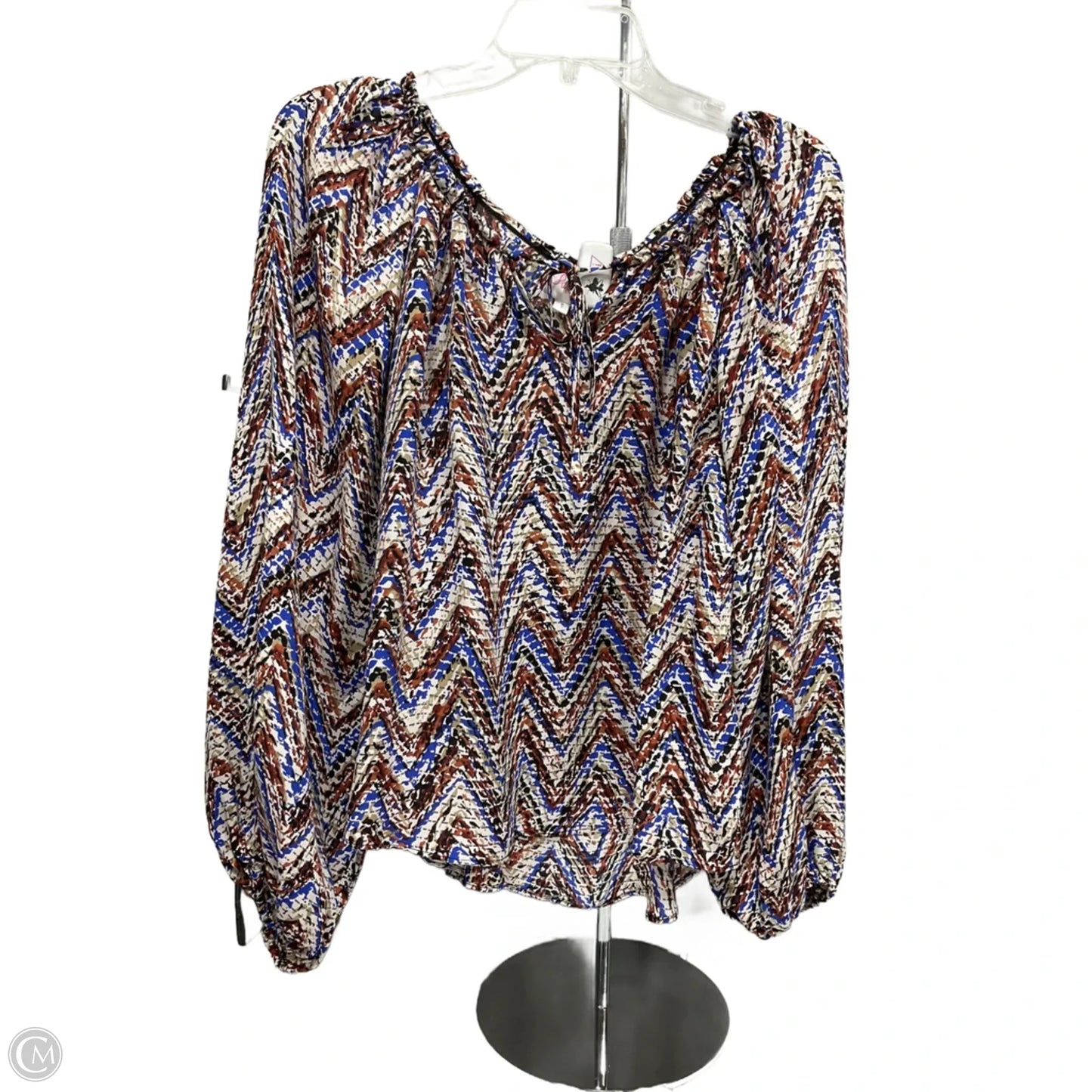 Top Long Sleeve By Joie In Navy, Size: S