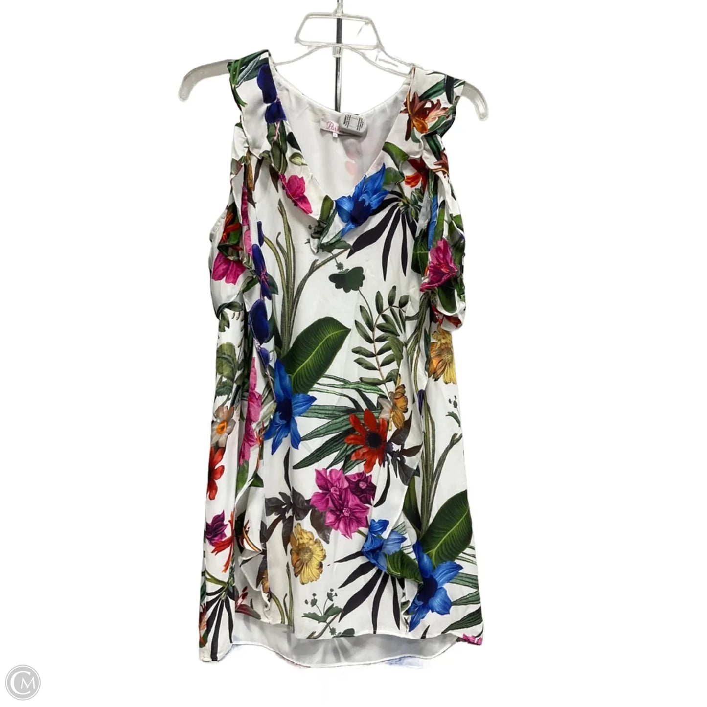 Dress Casual Short By Parker In Tropical Print, Size: S