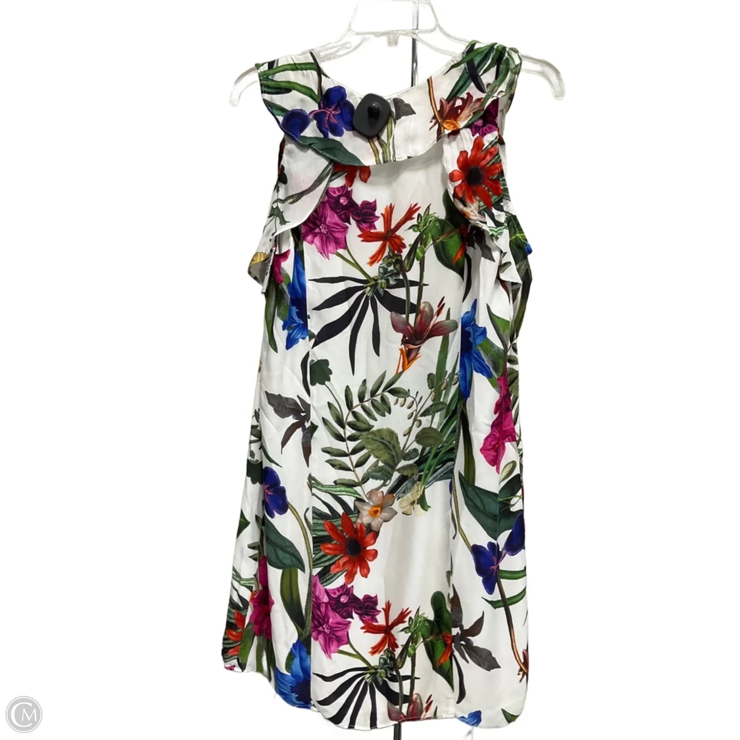 Dress Casual Short By Parker In Tropical Print, Size: S