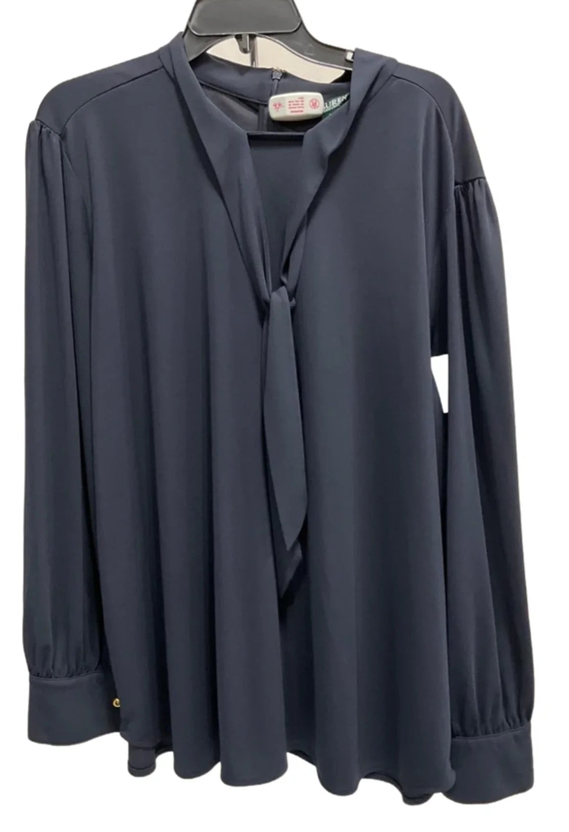 Top Long Sleeve By Tommy Hilfiger In Black & Pink, Size: S