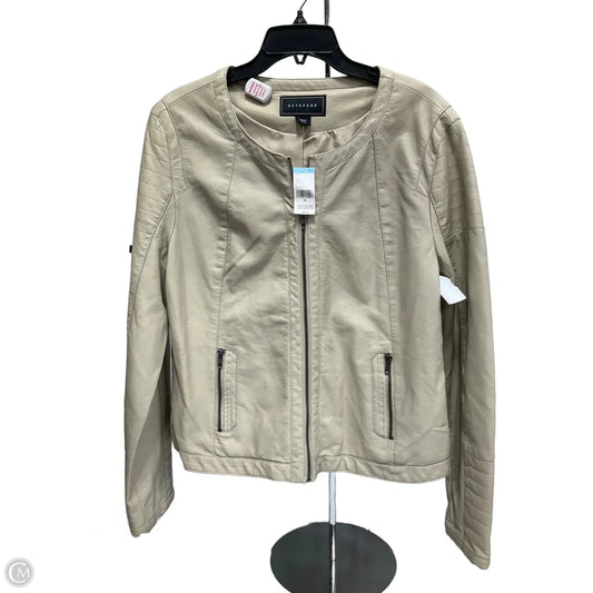 Jacket Other By Metaphor In Beige, Size: Xl