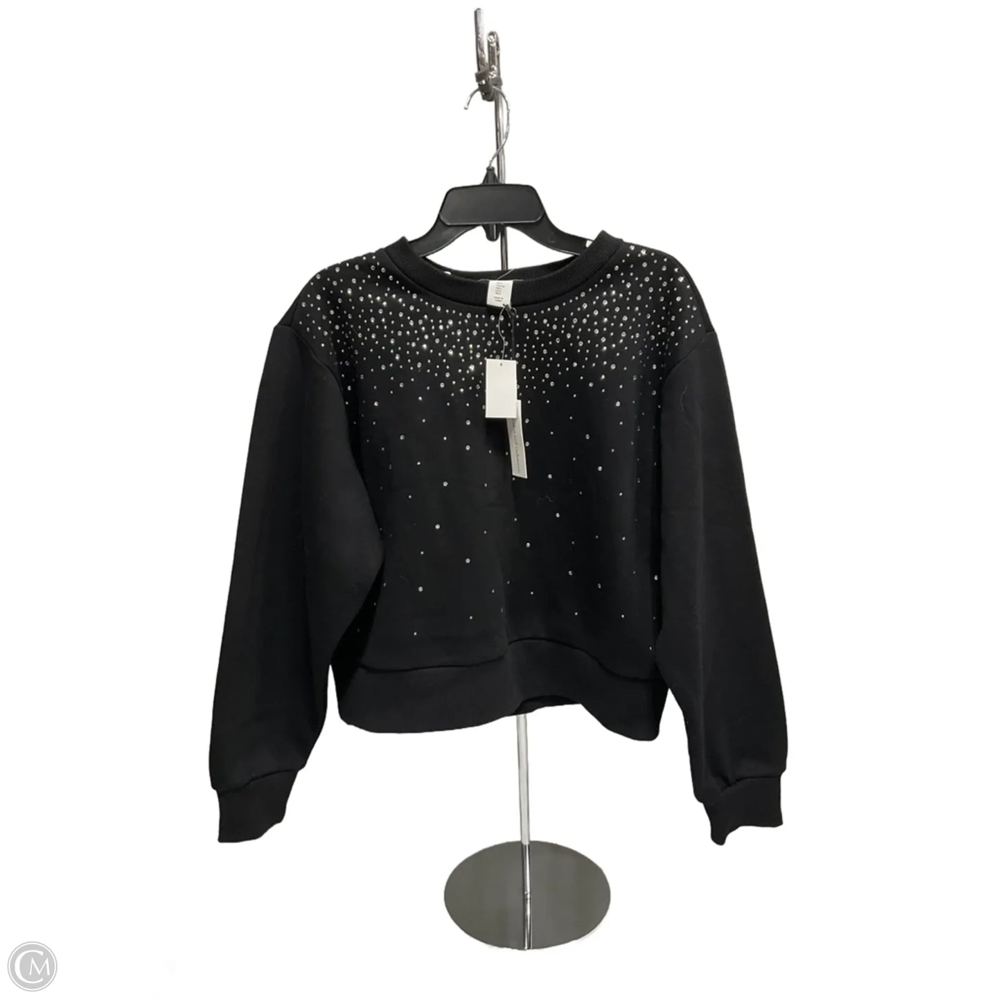 Top Long Sleeve By Cupcakes And Cashmere In Black, Size: L