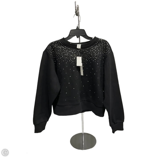 Top Long Sleeve By Cupcakes And Cashmere In Black, Size: L