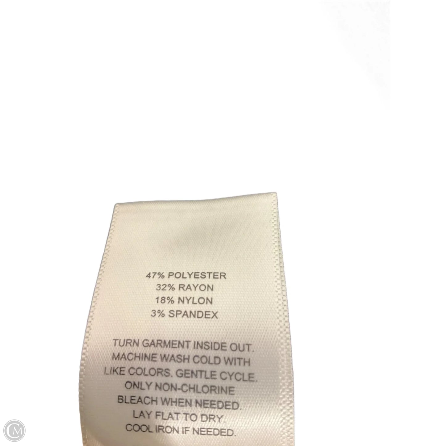 Top Long Sleeve By Express In Black & White, Size: L