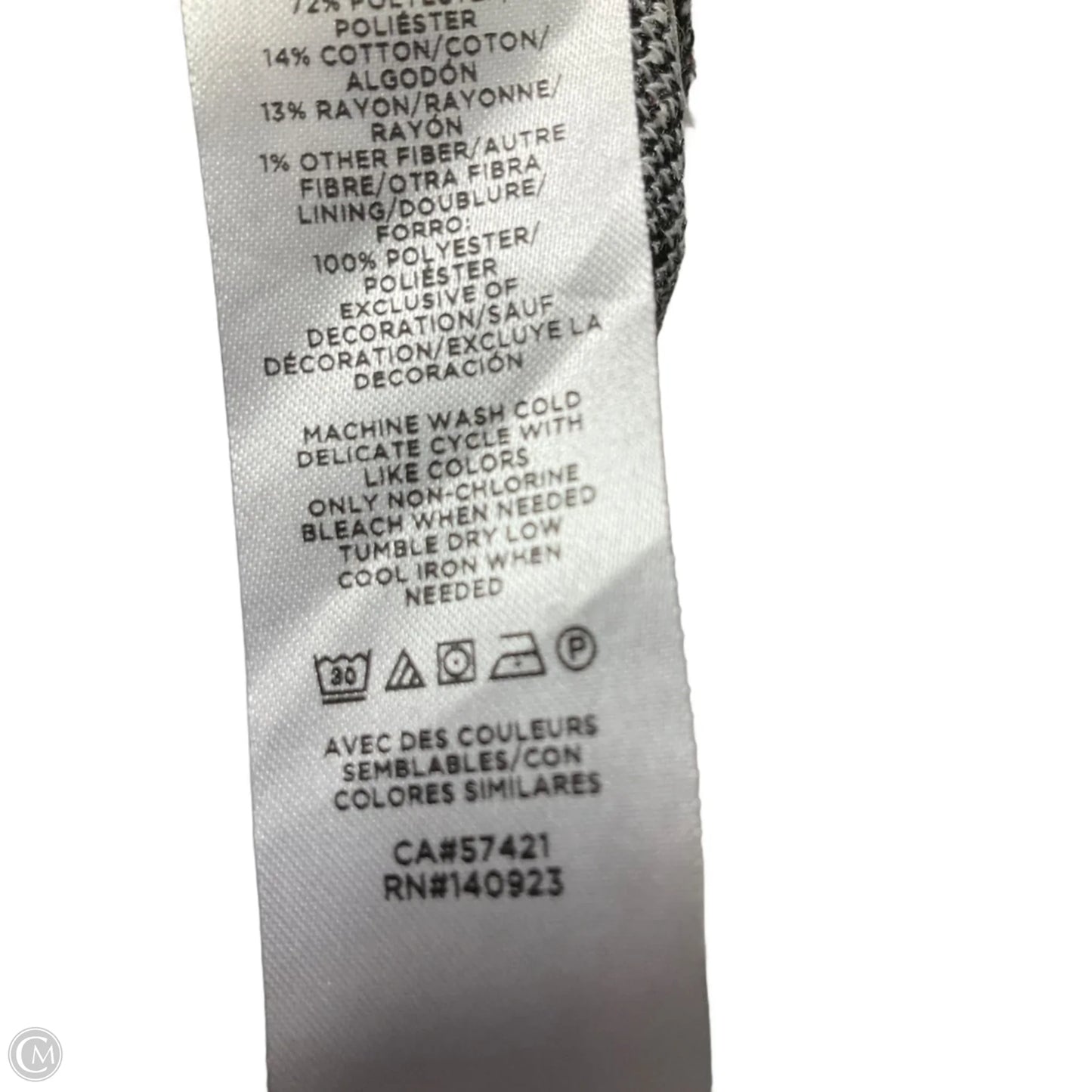 Dress Casual Short By Loft In Black & White, Size: 14