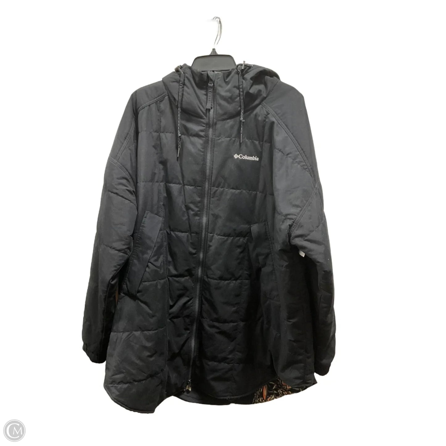 Jacket Puffer & Quilted By Columbia In Black, Size: 2x