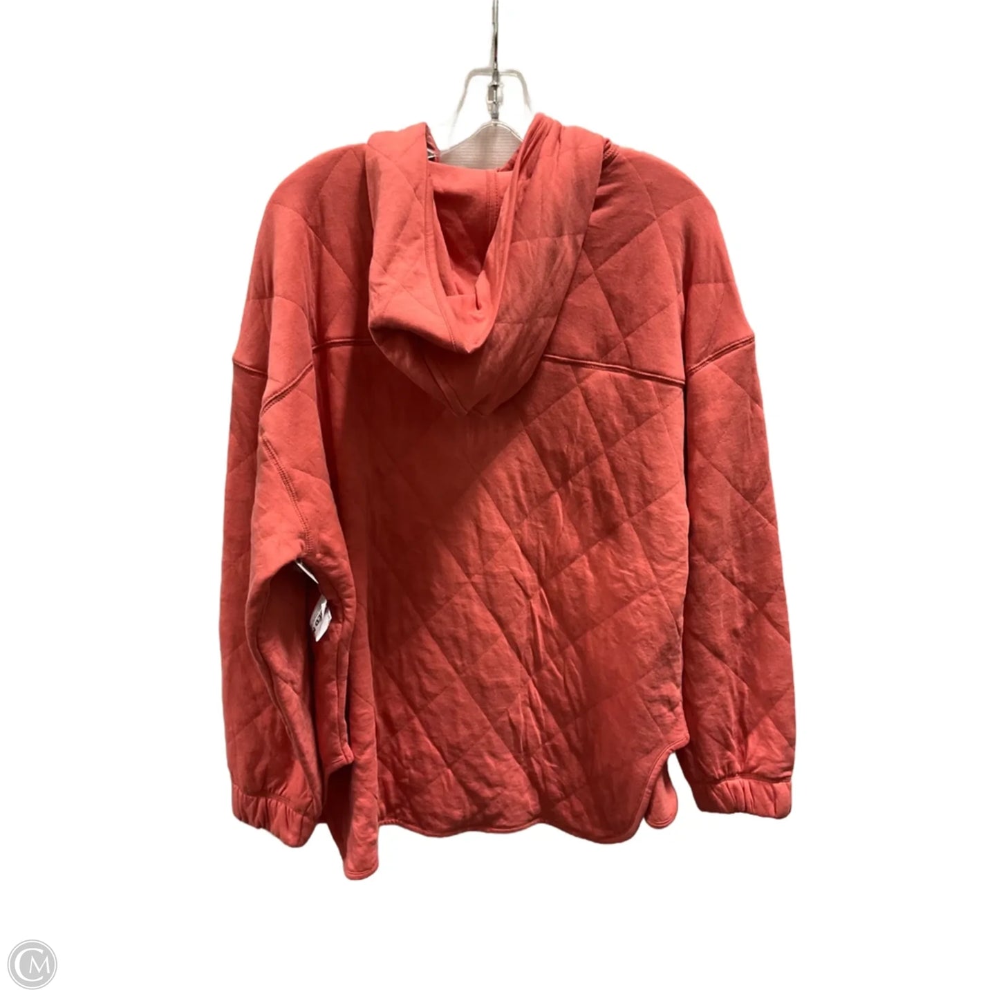 Athletic Top Long Sleeve Hoodie By Old Navy In Orange, Size: M