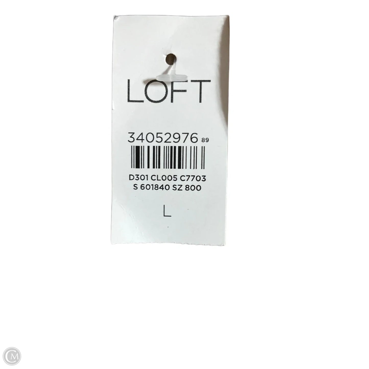 Top Long Sleeve By Loft In Animal Print, Size: L