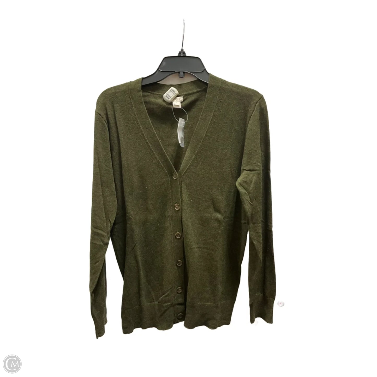 Cardigan By J. Crew In Green, Size: M