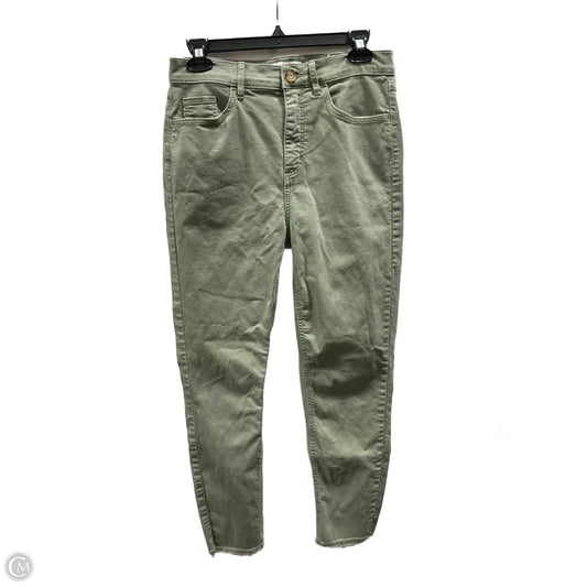 Pants Cropped By Loft In Green, Size: 6