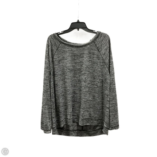 Top Long Sleeve By Loft In Striped Pattern, Size: Xl