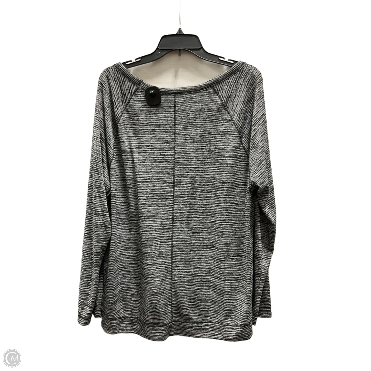 Top Long Sleeve By Loft In Striped Pattern, Size: Xl