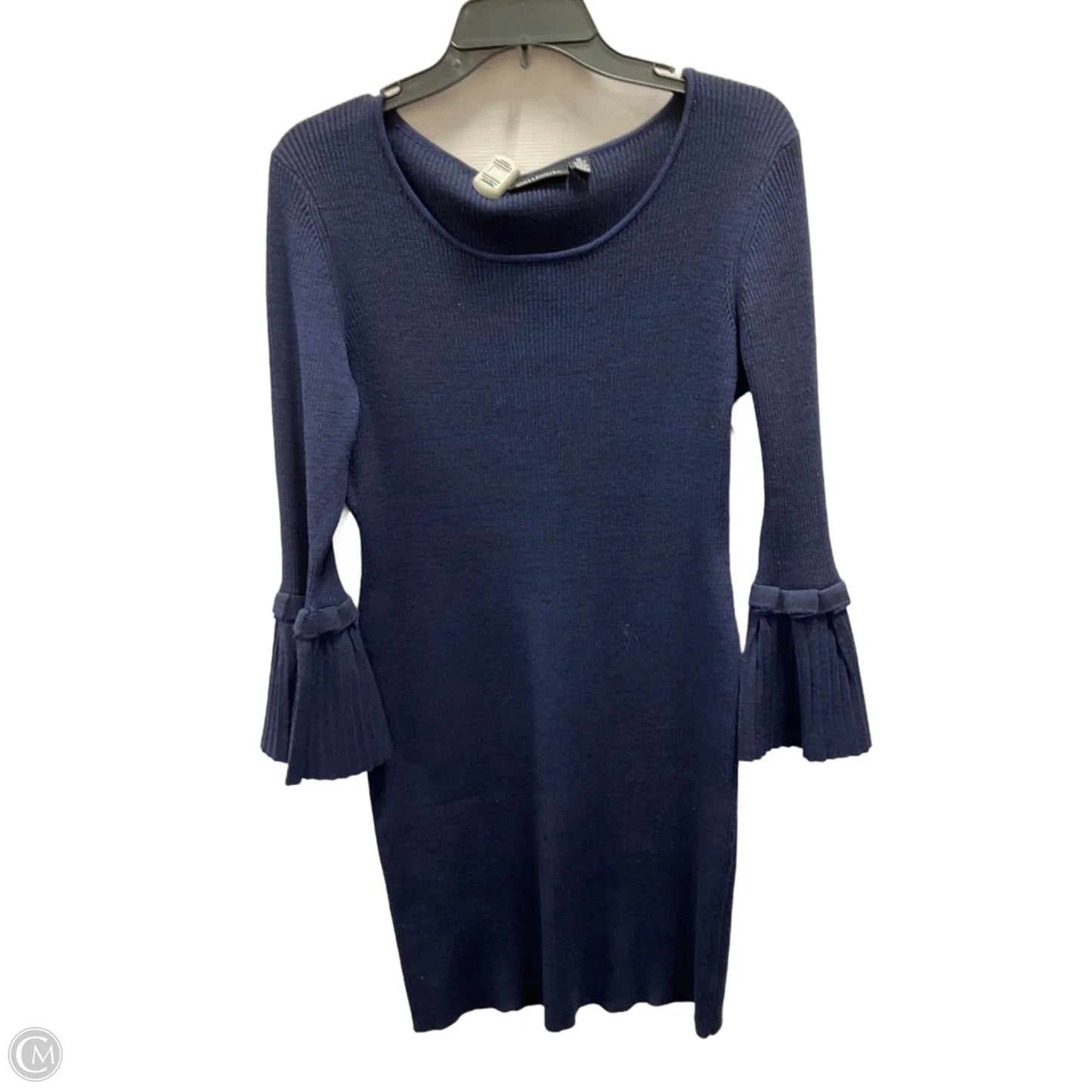 Dress Casual Short By Nina Leonard In Blue, Size: M