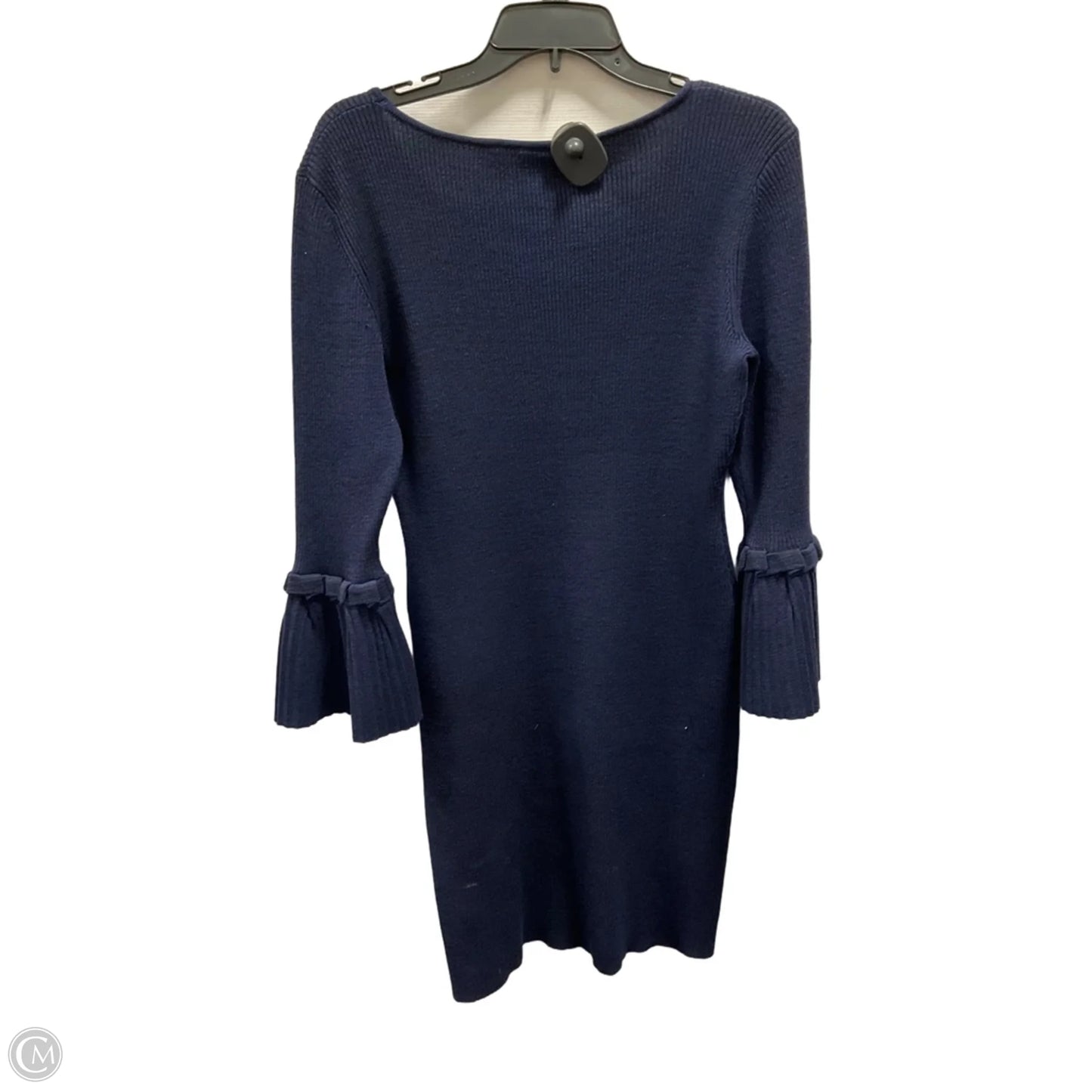 Dress Casual Short By Nina Leonard In Blue, Size: M