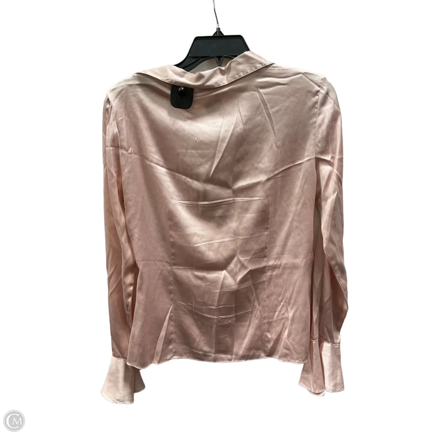 Blouse Long Sleeve By Michael By Michael Kors In Pink, Size: M