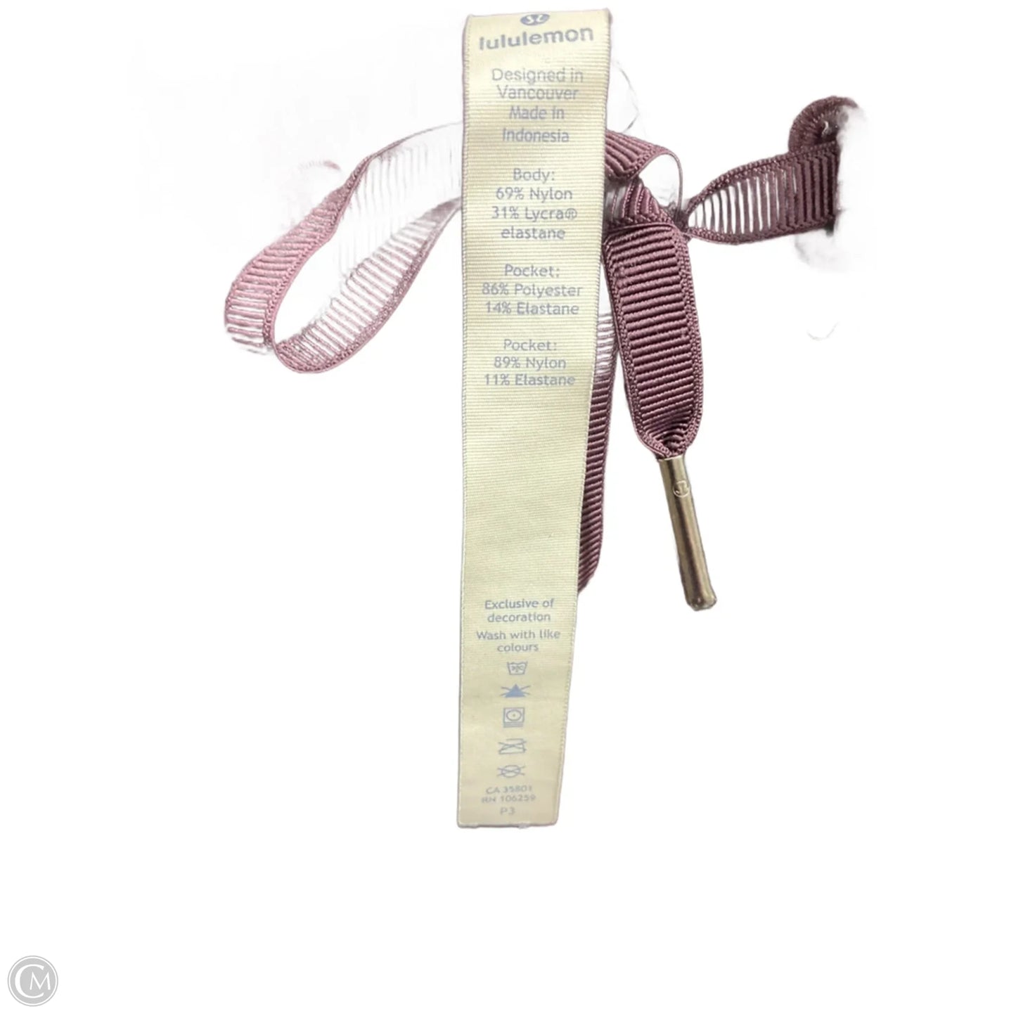 Athletic Pants By Lululemon In Purple, Size: 8