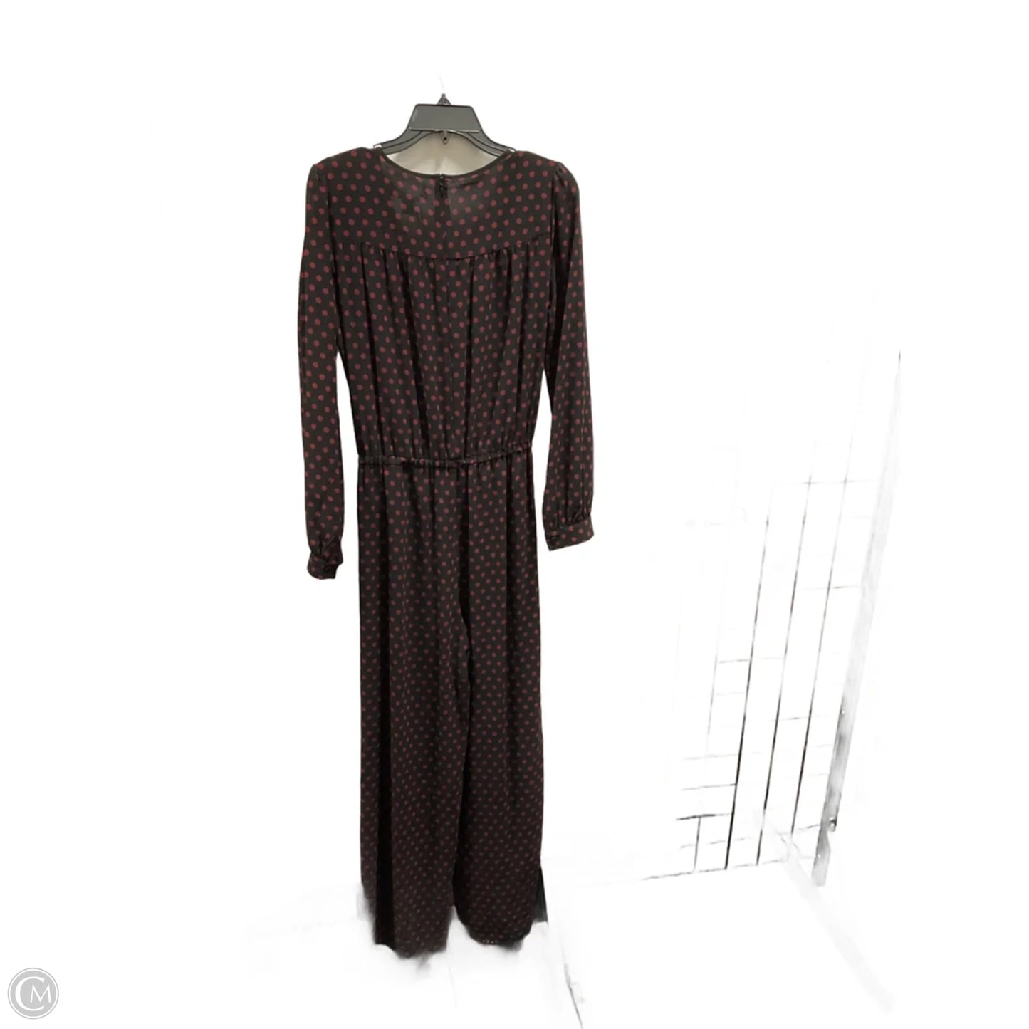 Dress Casual Midi By Michael By Michael Kors In Black & Red, Size: M