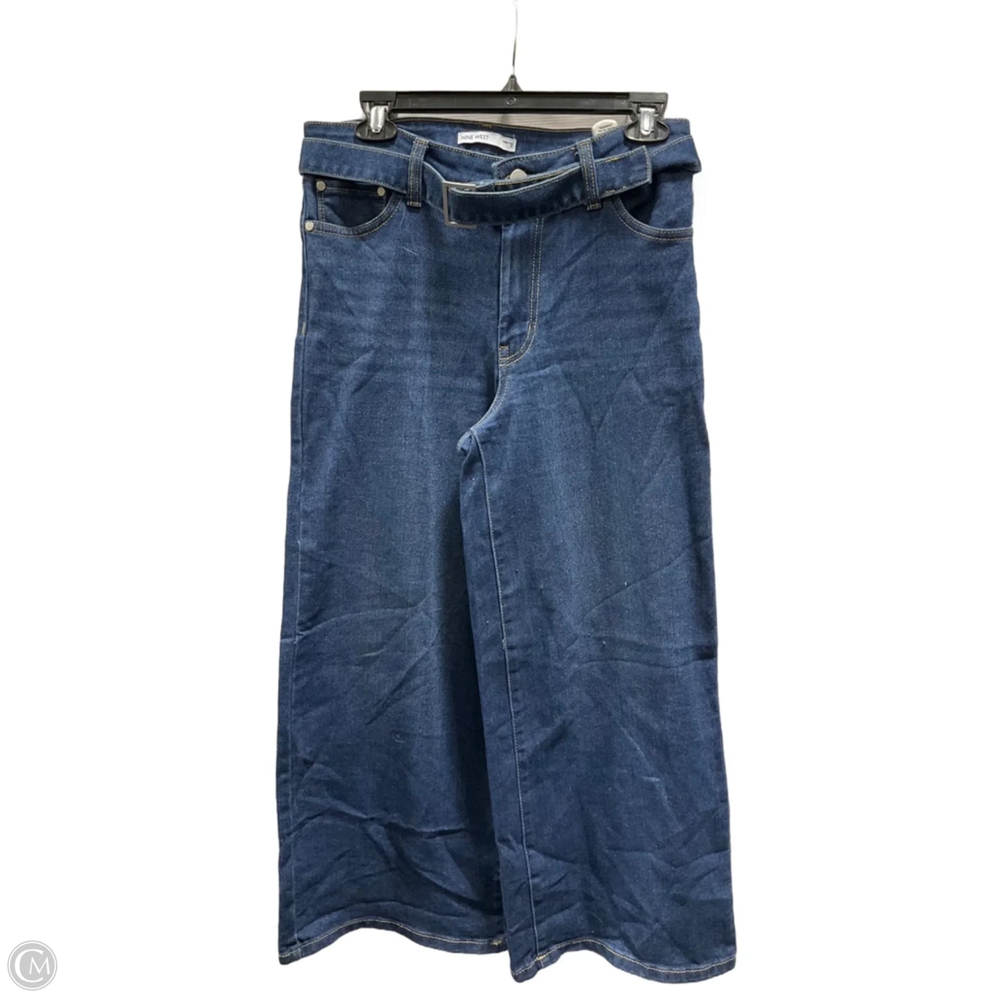 Capris By Nine West In Blue Denim, Size: 8