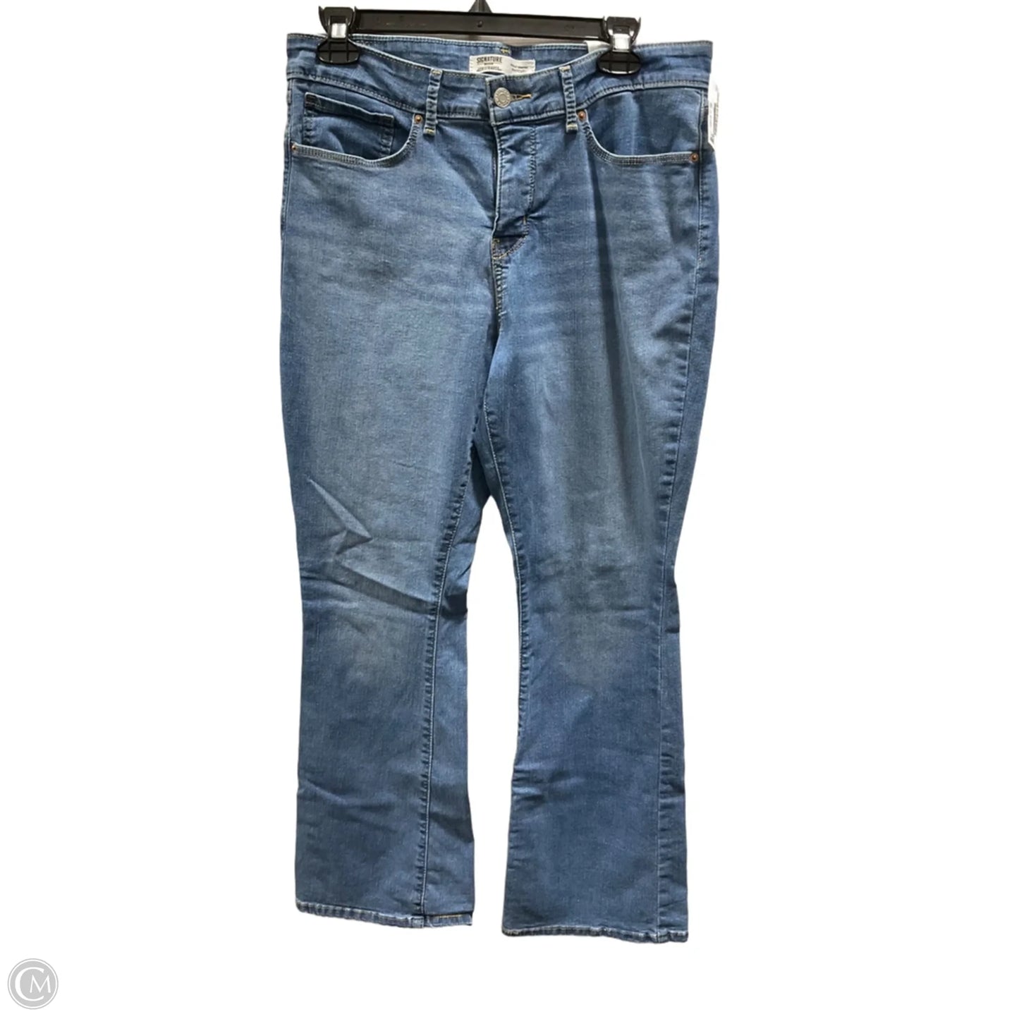 Jeans Boot Cut By Levis In Blue Denim, Size: 10