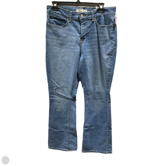 Jeans Boot Cut By Levis In Blue Denim, Size: 10