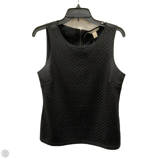 Top Sleeveless By Banana Republic In Black, Size: S