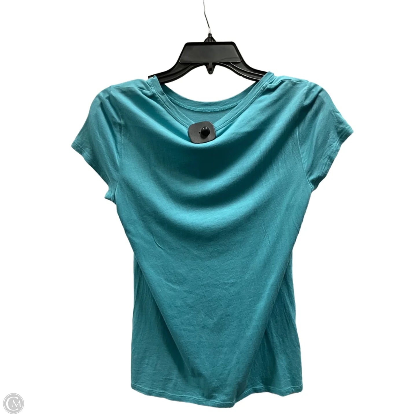 Top Short Sleeve Basic By Loft In Blue, Size: S
