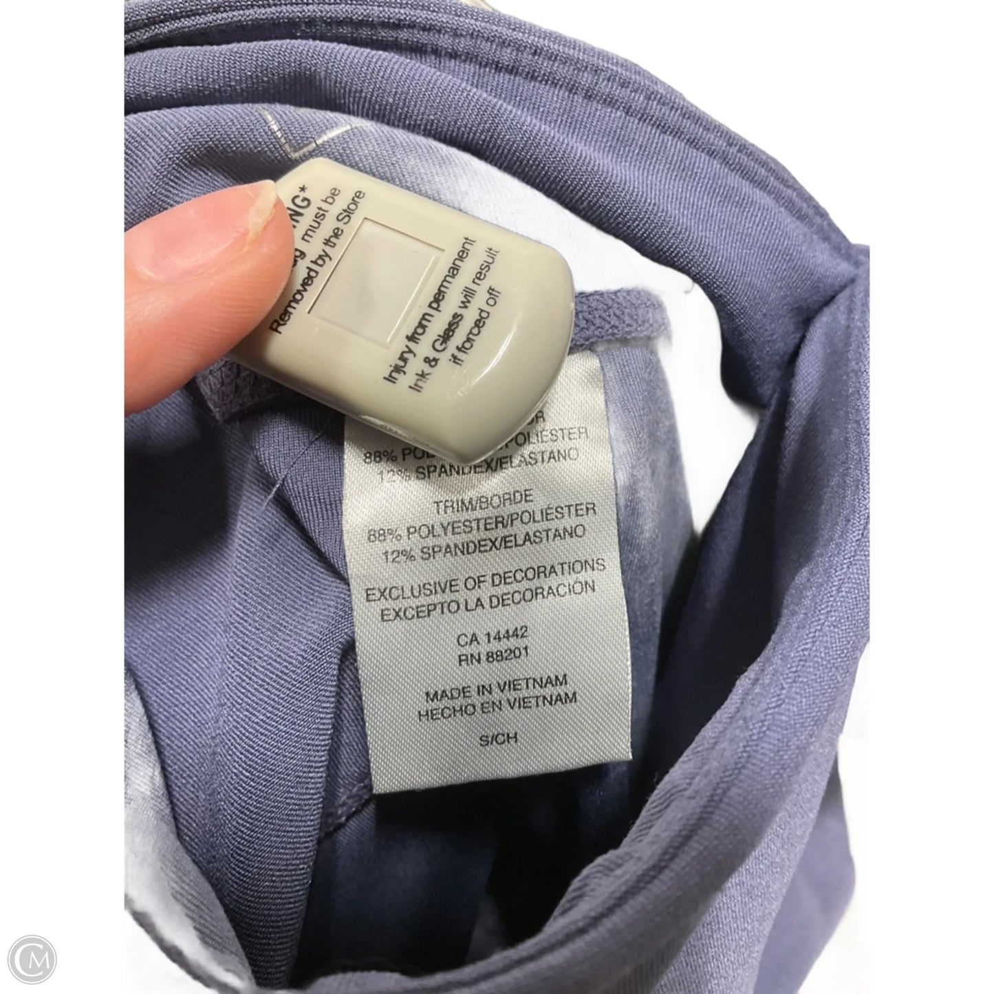 Athletic Leggings By Mondetta In Blue, Size: S