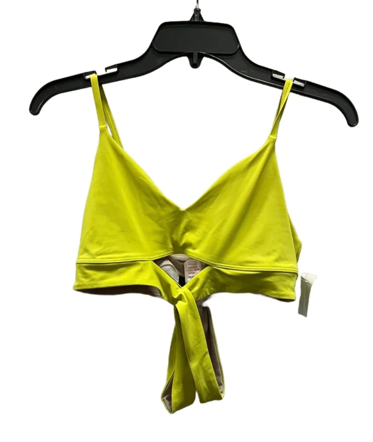 Athletic Bra By Lululemon In Yellow, Size: 10