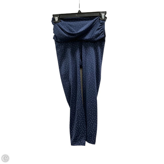 Athletic Leggings By Nike In Blue, Size: S