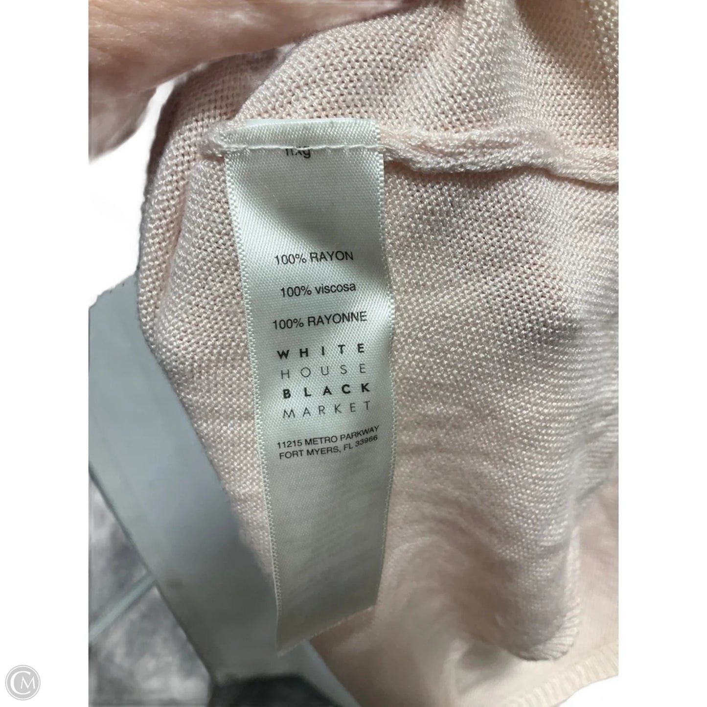 Top Long Sleeve By White House Black Market In Pink, Size: S