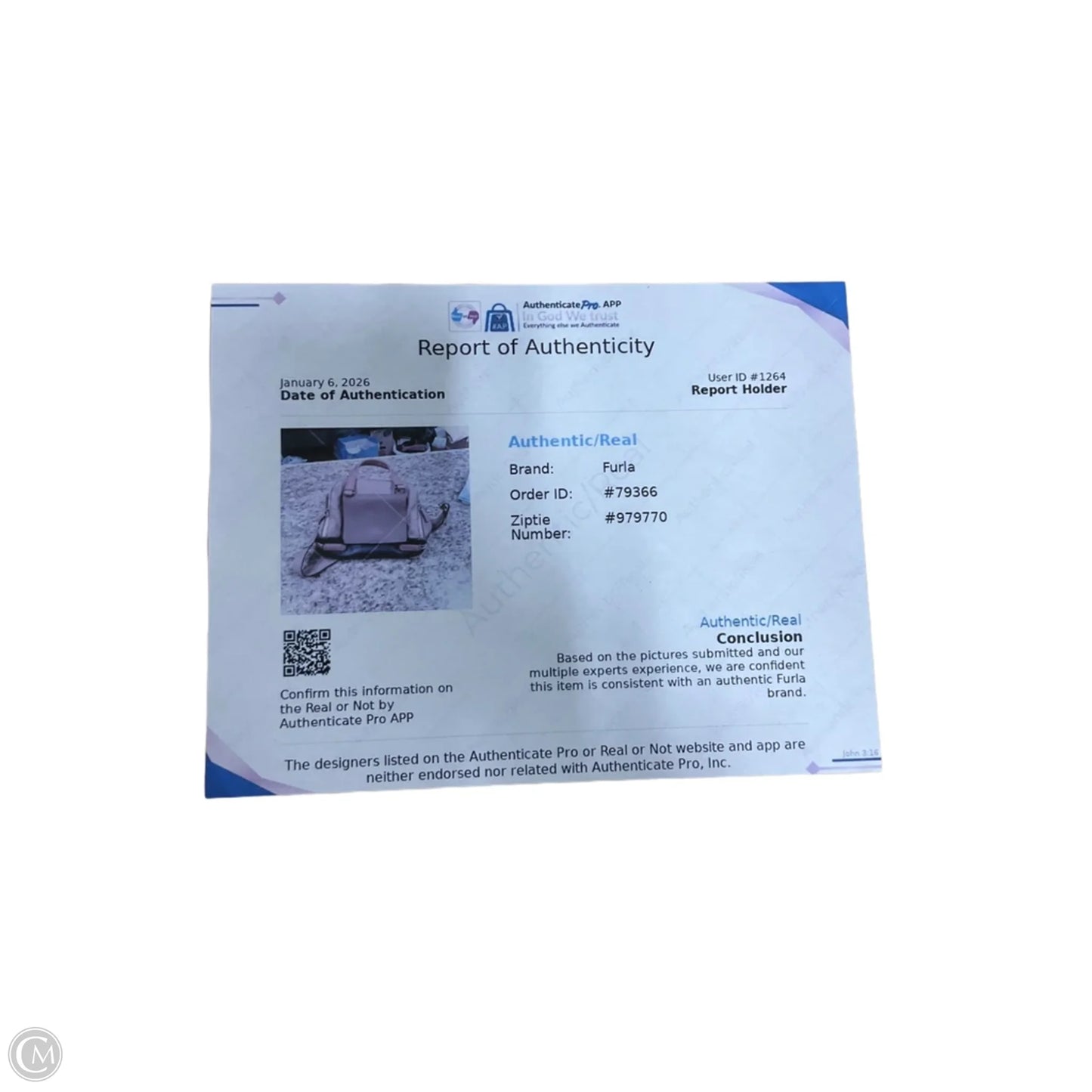 Crossbody Luxury Designer By Furla, Size: Medium