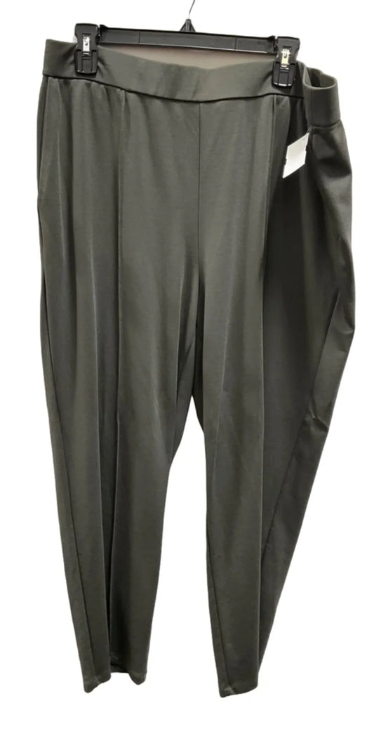 Pants Leggings By Eileen Fisher In Grey, Size: Xl