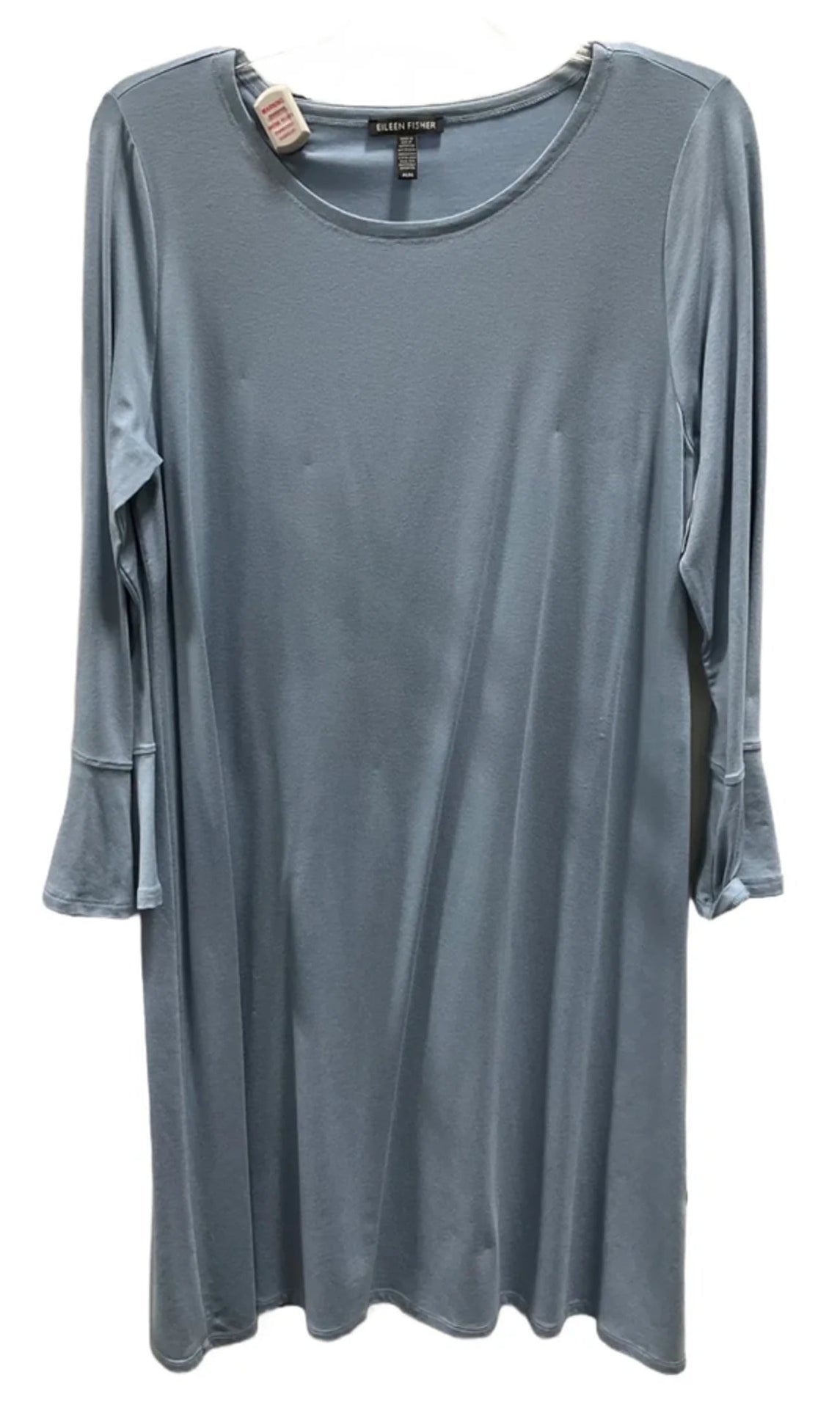 Dress Casual Midi By Eileen Fisher In Blue, Size: M
