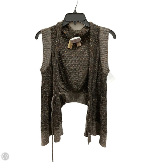Cardigan By Bke In Black & Orange, Size: M