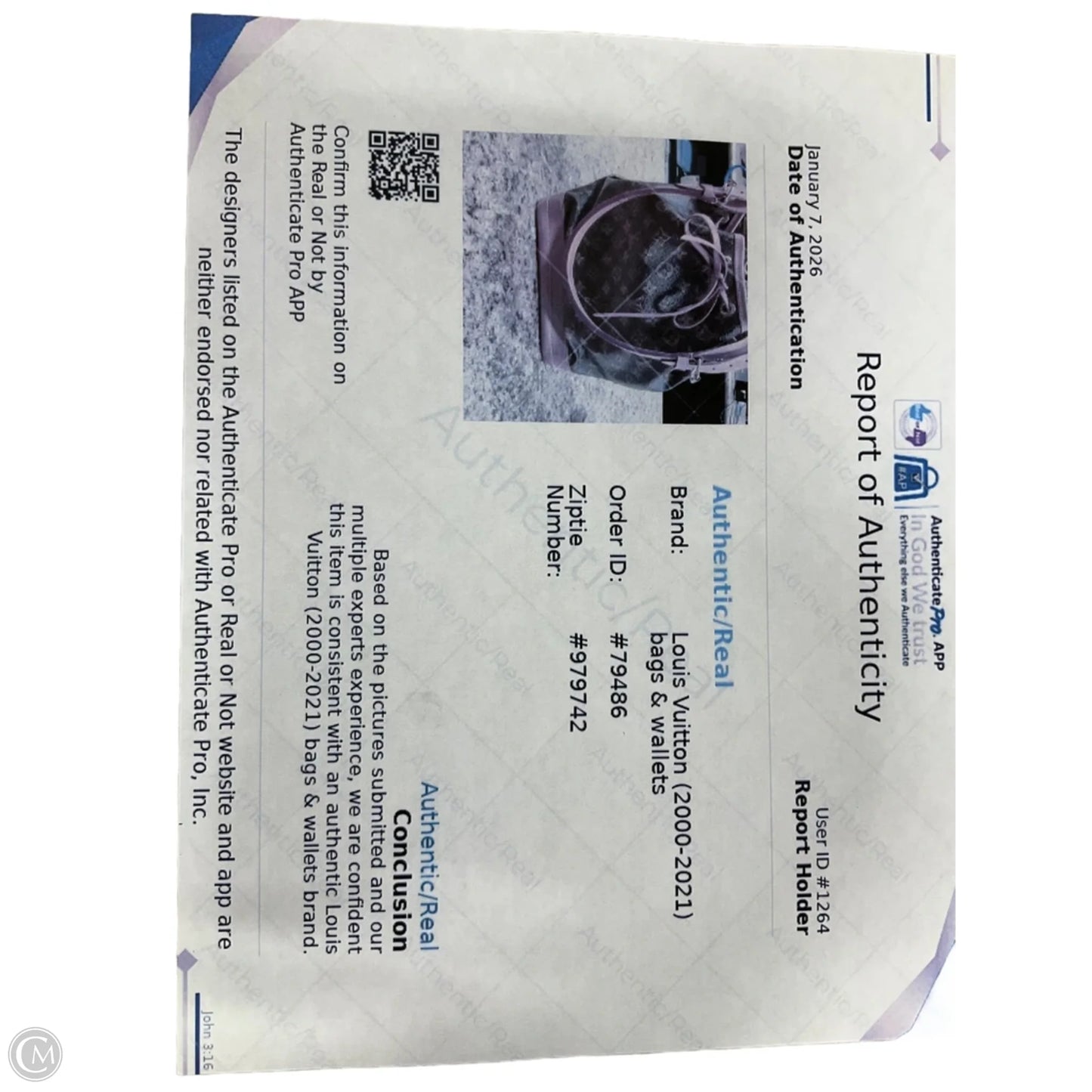 Handbag Luxury Designer By Louis Vuitton, Size: Large