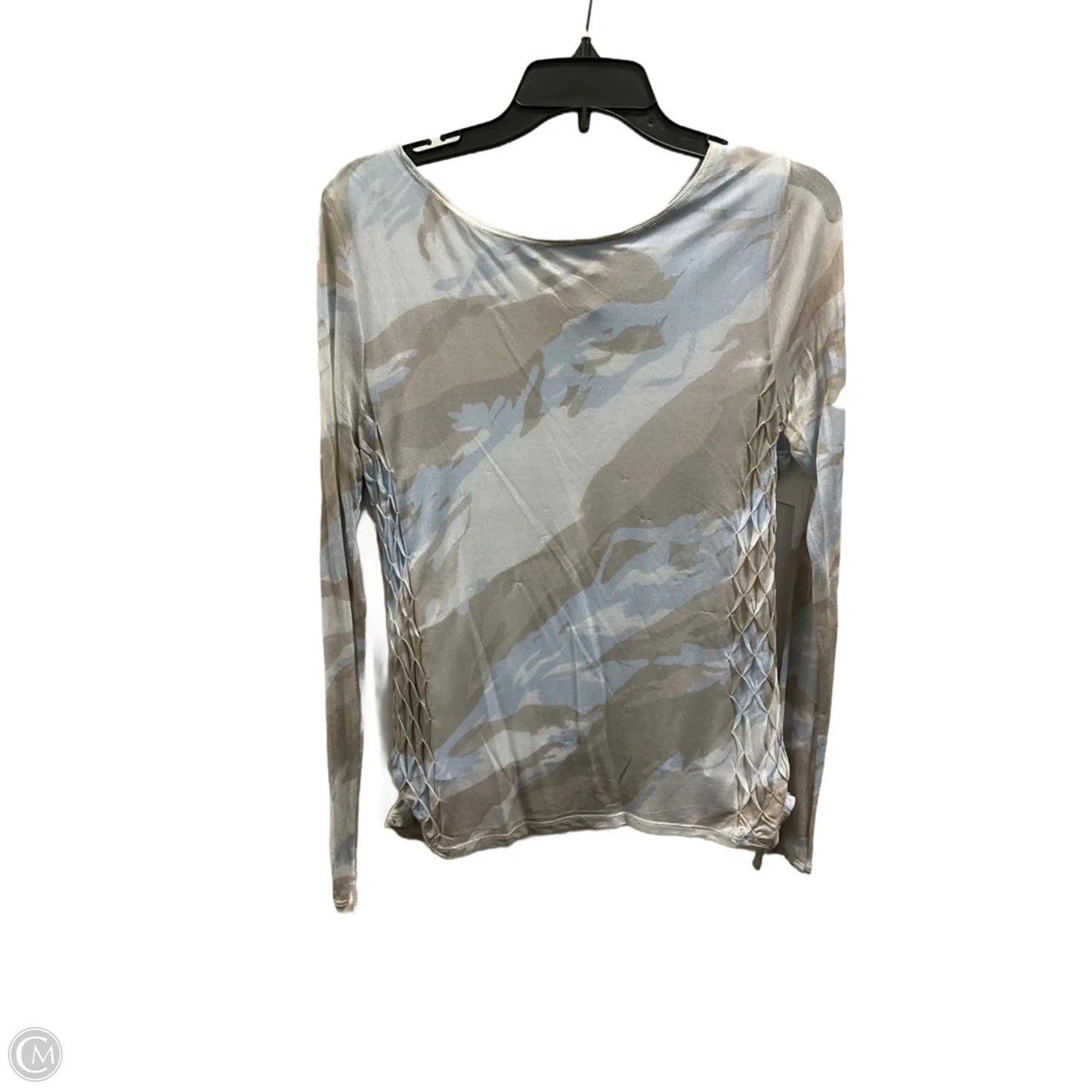 Top Long Sleeve By Kenneth Cole In Camouflage Print, Size: L
