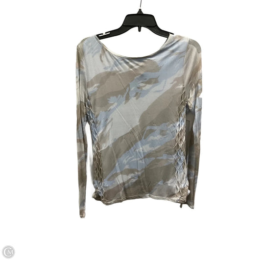 Top Long Sleeve By Kenneth Cole In Camouflage Print, Size: L
