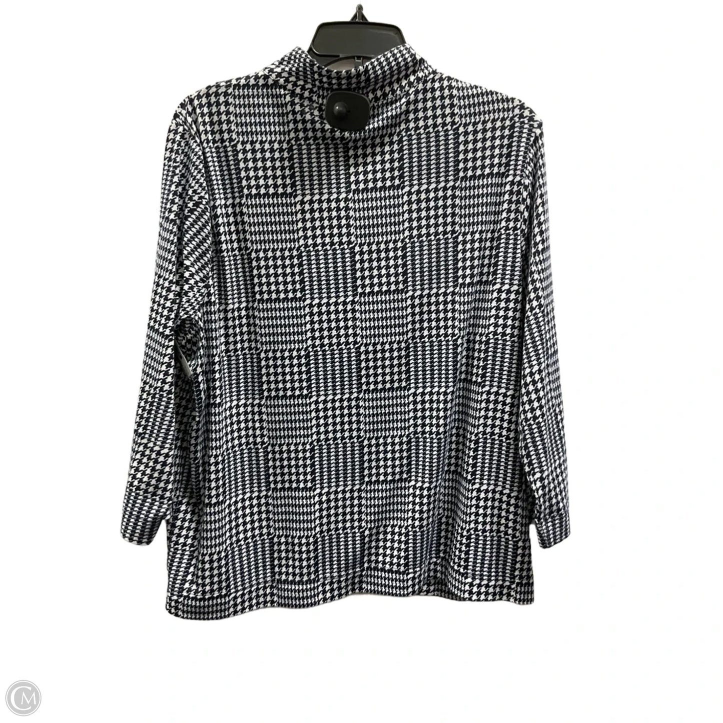 Jacket Other By Chicos In Blue & White, Size: Xl