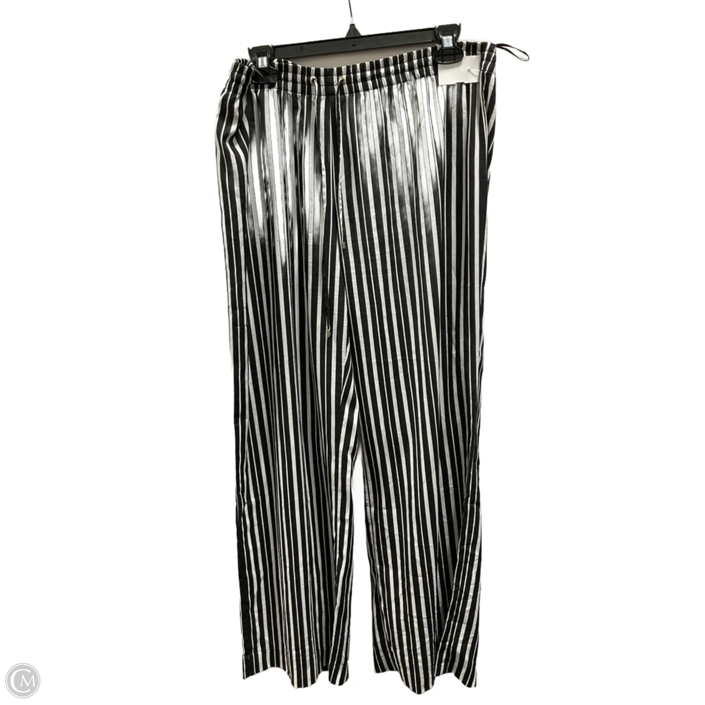 Pants Lounge By Calvin Klein In Striped Pattern, Size: L