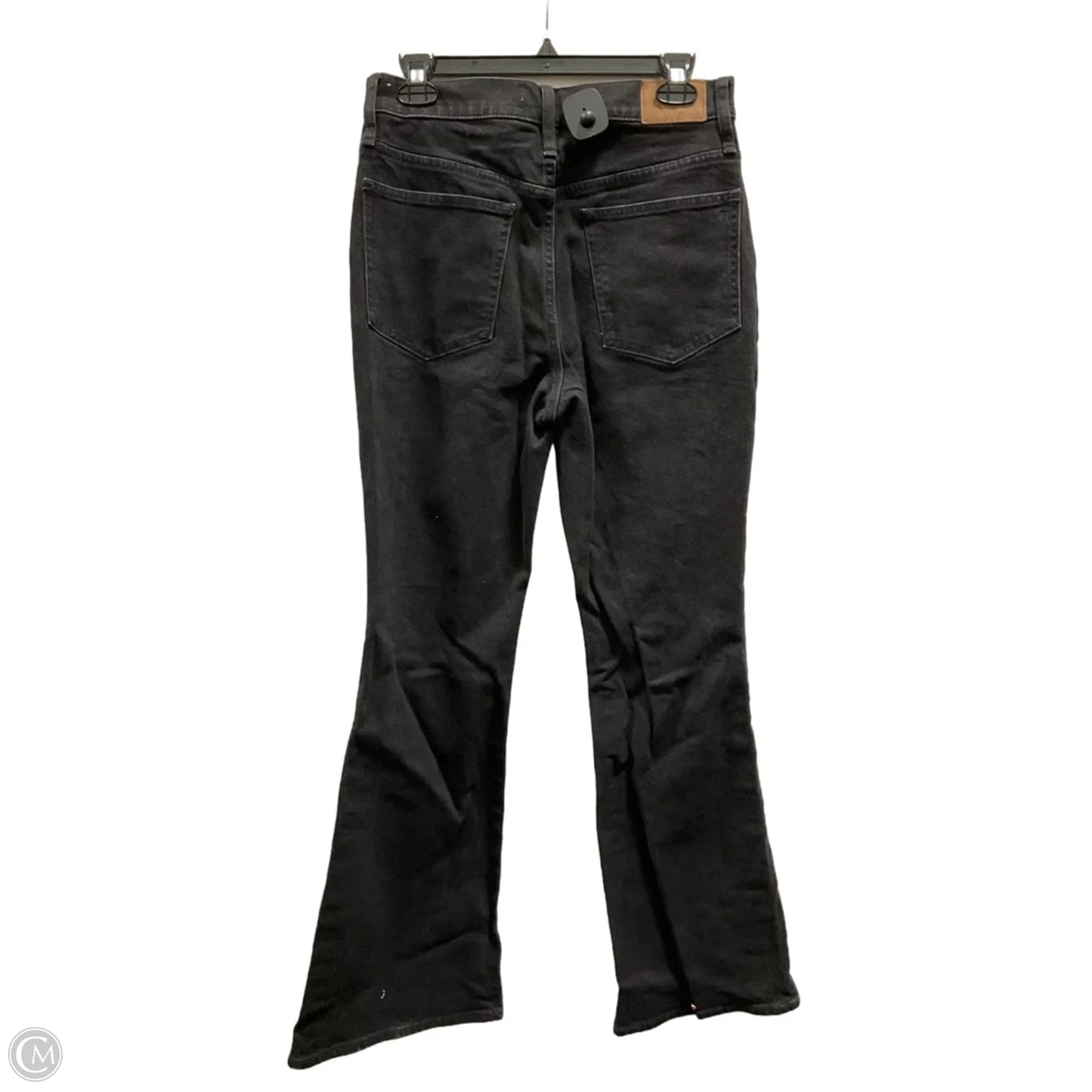 Jeans Flared By Madewell In Black Denim, Size: 4