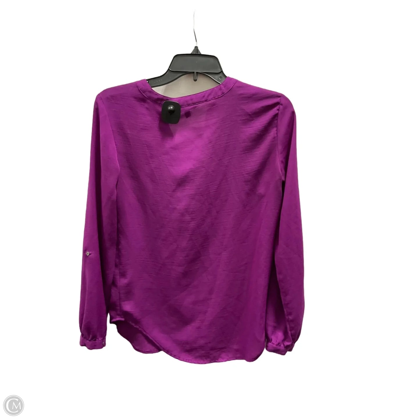 Top Long Sleeve By Express In Purple, Size: Xs