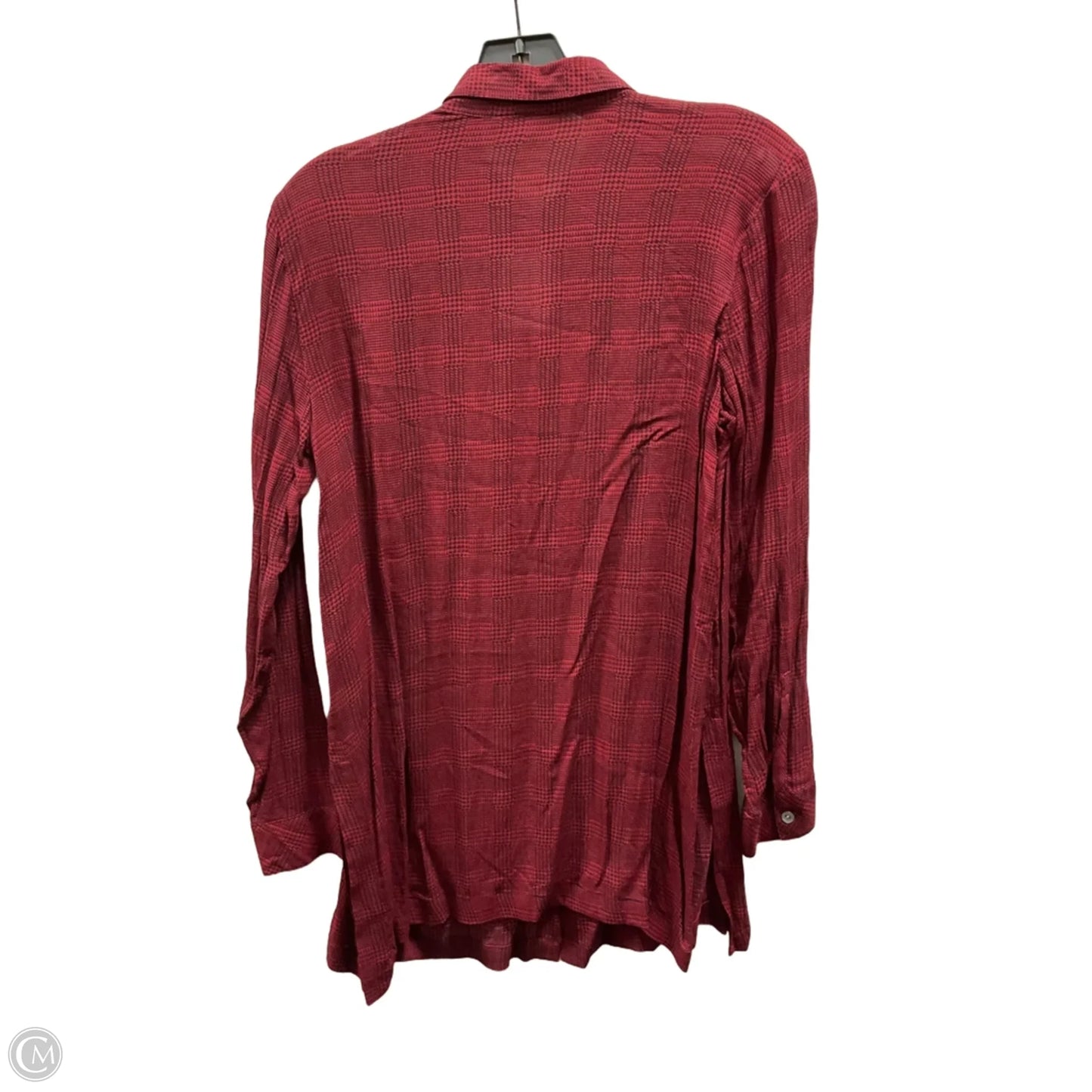 Blouse Long Sleeve By J. Jill In Red, Size: Sp