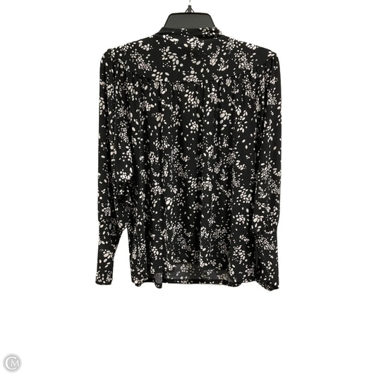 Top Long Sleeve Basic By Anne Klein In Black, Size: S