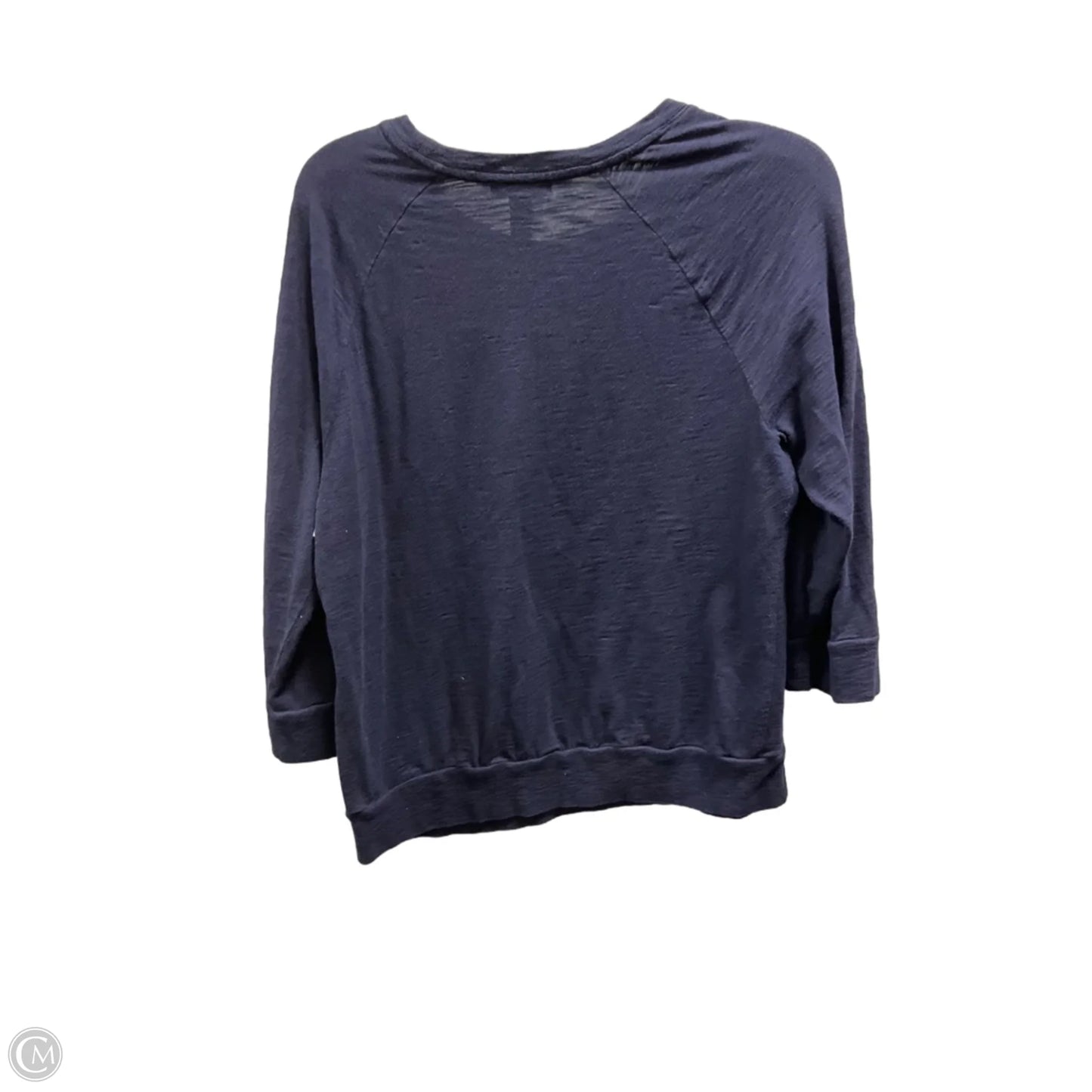 Top 3/4 Sleeve By Gap In Floral Print, Size: L