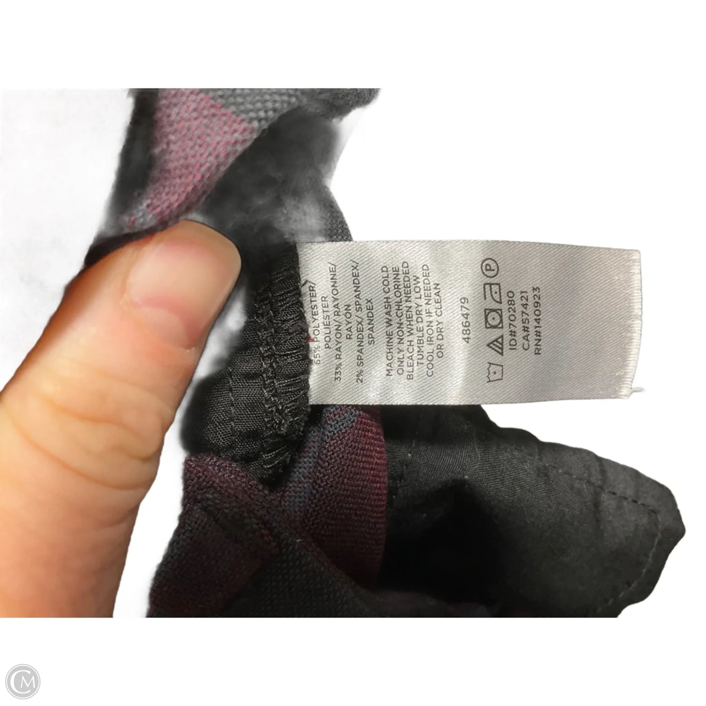 Pants Dress By Loft In Black & Red, Size: 2