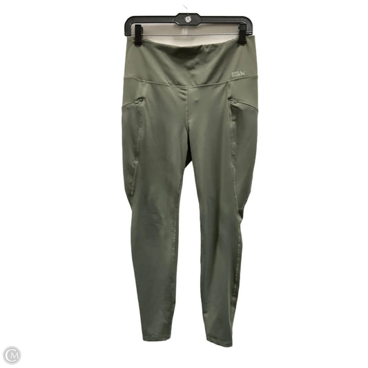 Athletic Leggings By Eddie Bauer In Green, Size: M