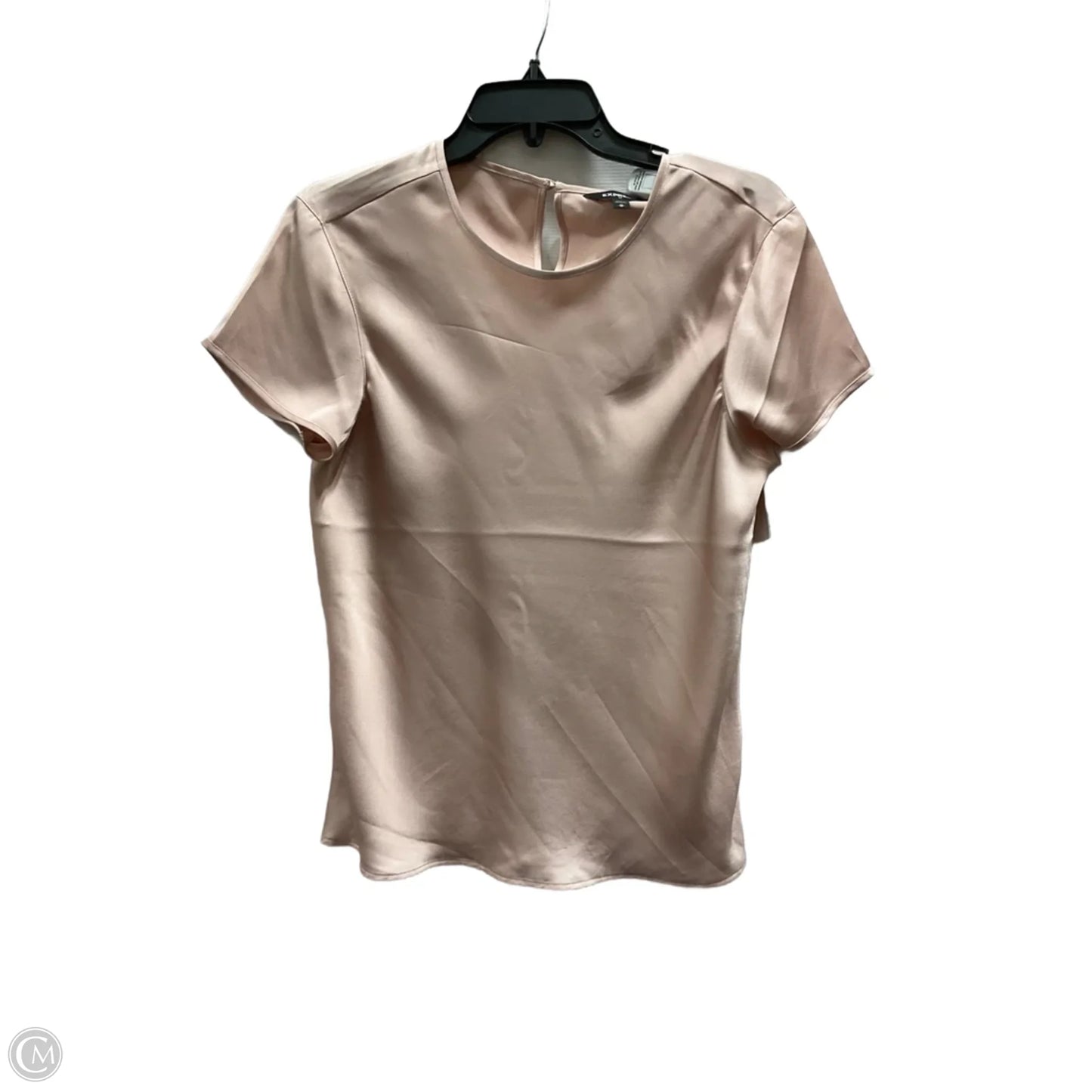 Top Short Sleeve By Express In Pink, Size: M